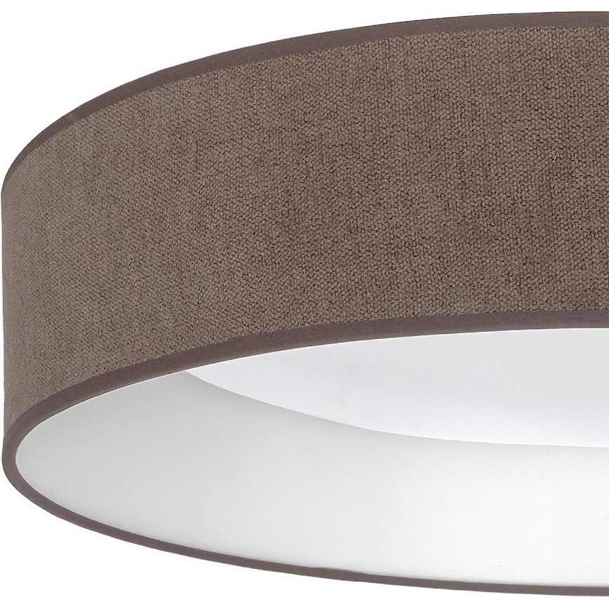 Brilagi - LED-Deckenleuchte VELVET SIMPLE LED/24W/230V 3000K Ø 45 cm braun