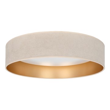 Brilagi - LED-Deckenleuchte VELVET SIMPLE LED/24W/230V 3000K Ø 45 cm creme/gold