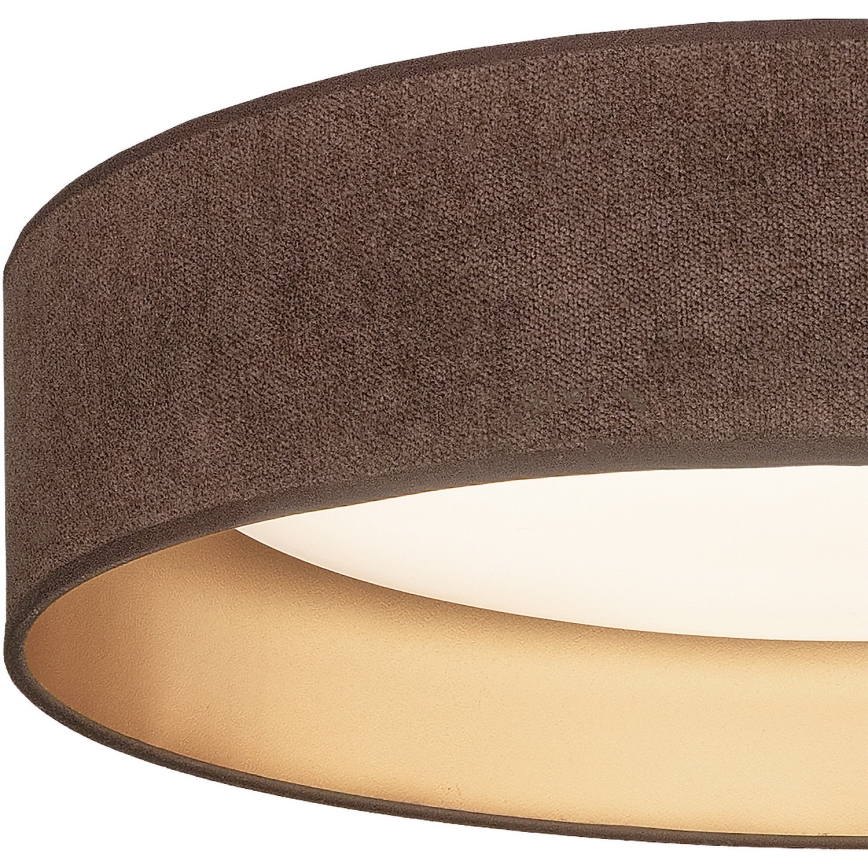 Brilagi - LED-Deckenleuchte VELVET SIMPLE LED/24W/230V 4000K Ø 45 cm braun/gold