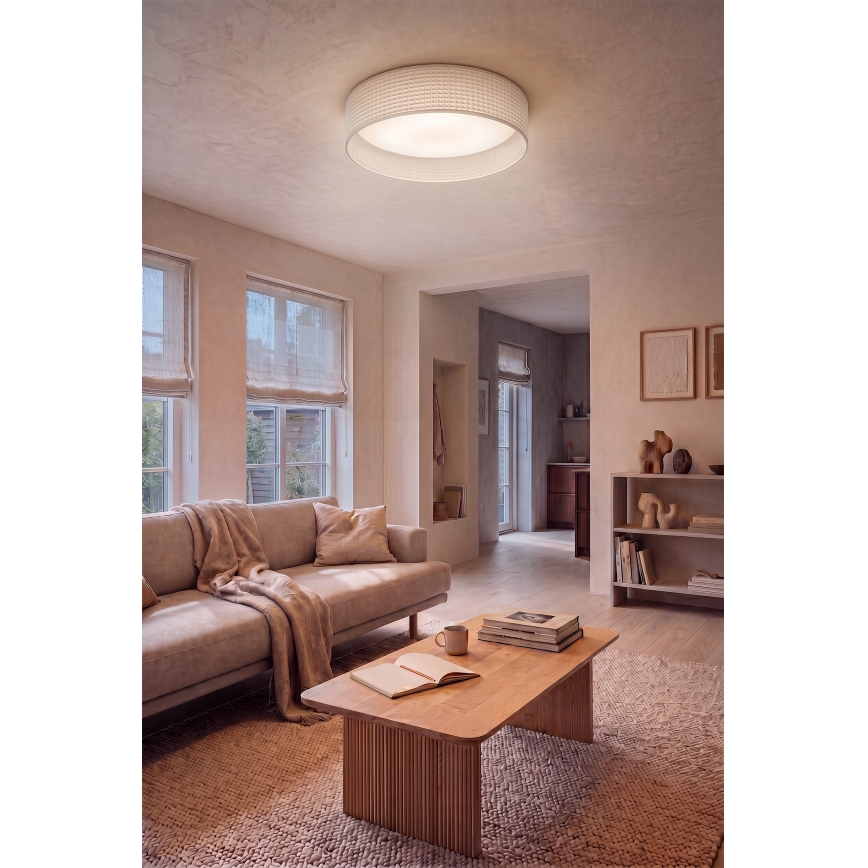 Brilagi - LED-Deckenleuchte VELVET SIMPLE LED/24 W/230 V 4000 K Ø 45 cm cremefarben