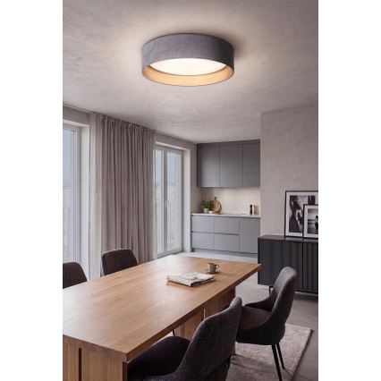 Brilagi - LED-Deckenleuchte VELVET SIMPLE LED/24W/230V 4000K Ø 45 cm grau/gold