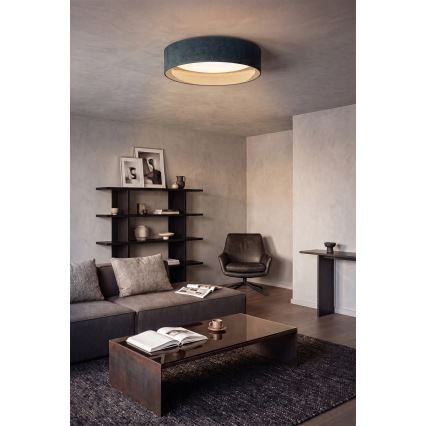 Brilagi - LED-Deckenleuchte VELVET SIMPLE, LED/36 W/230 V, 3000 K, Ø 55 cm, grün