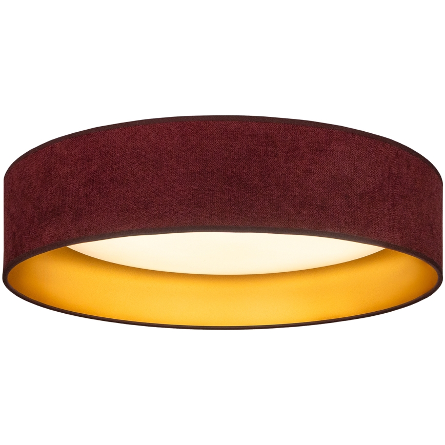 Brilagi - LED-Deckenleuchte VELVET SIMPLE LED/36 W/230 V/3000 K Ø 55 cm weinrot/gold