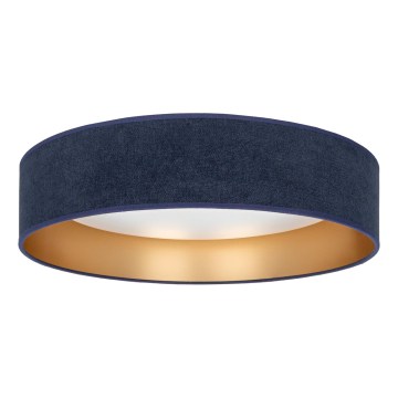 Brilagi - LED-Deckenleuchte VELVET SIMPLE LED/36W/230V 3000K Ø 55 cm blau/gold