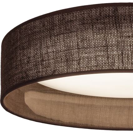 Brilagi - LED-Deckenleuchte VELVET SIMPLE LED/36W/230V 3000K Ø 55 cm braun