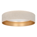 Brilagi - LED-Deckenleuchte VELVET SIMPLE LED/36W/230V 3000K Ø 55 cm creme/gold