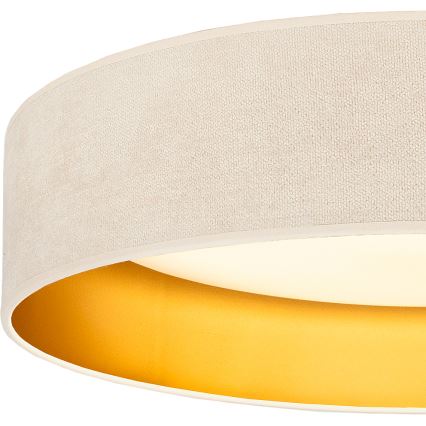 Brilagi - LED-Deckenleuchte VELVET SIMPLE LED/36W/230V 3000K Ø 55 cm creme/gold