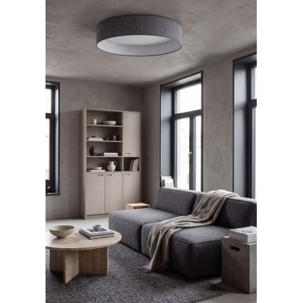 Brilagi - LED-Deckenleuchte VELVET SIMPLE LED/36W/230V 3000K Ø 55 cm, grau