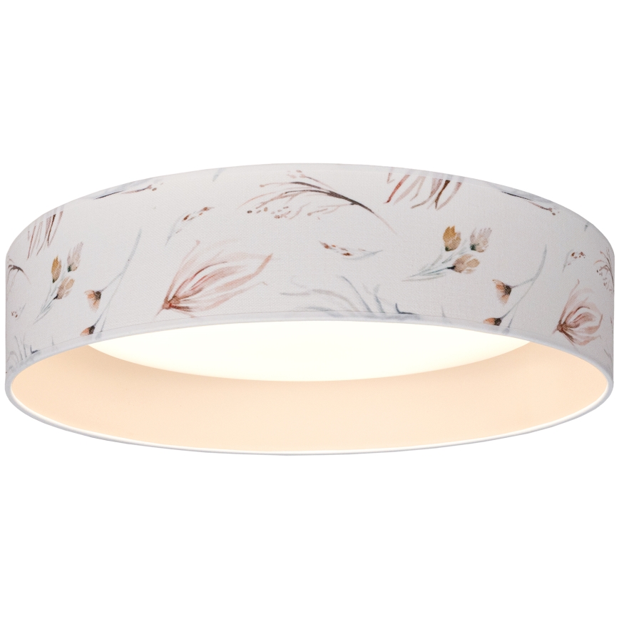 Brilagi - LED-Deckenleuchte VELVET SIMPLE LED/36W/230V 3000K Ø 55 cm weiß/Blumenmuster