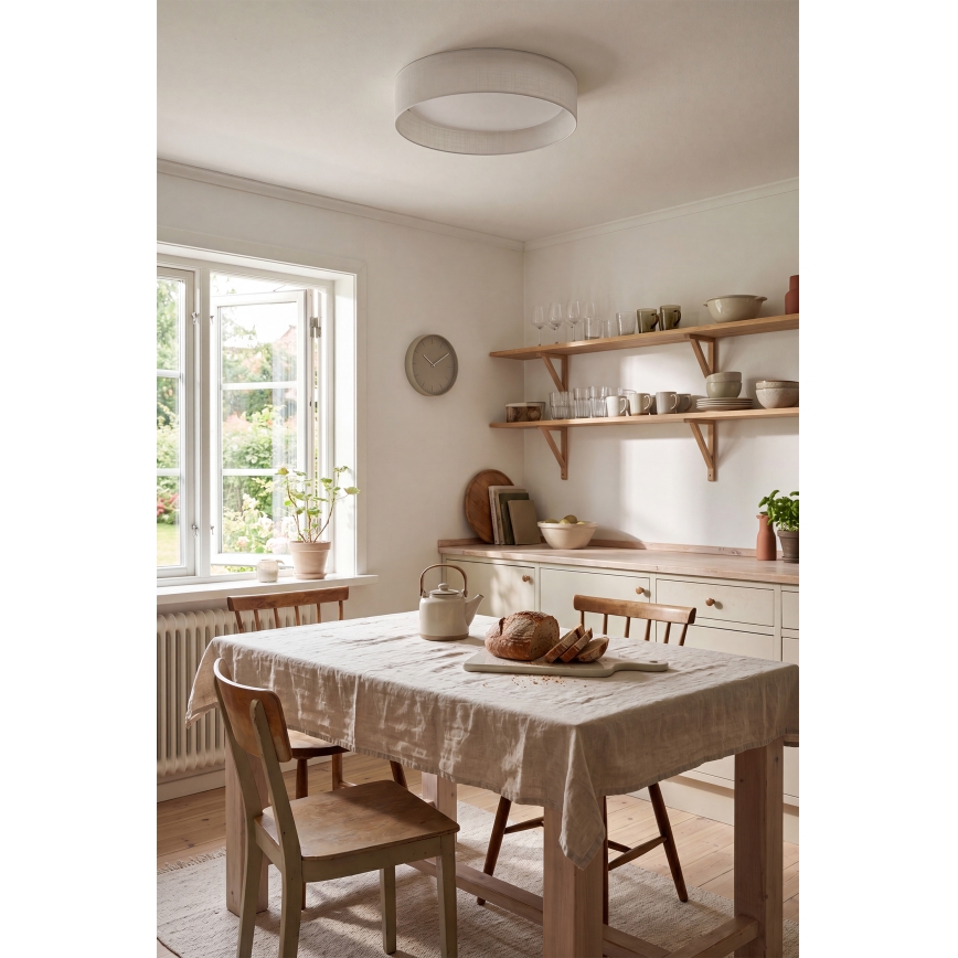 Brilagi - LED-Deckenleuchte VELVET SIMPLE LED/36W/230V 3000K Ø 55 cm weiß