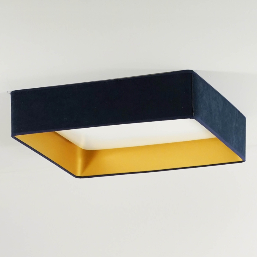 Brilagi - LED-Deckenleuchte VELVET SQUARE LED/24W/230V 43x43 cm dunkelblau