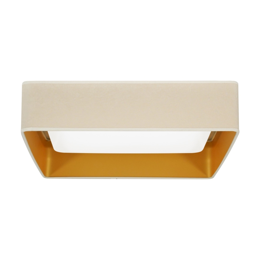 Brilagi - LED-Deckenleuchte VELVET SQUARE LED/24W/230V cremefarben