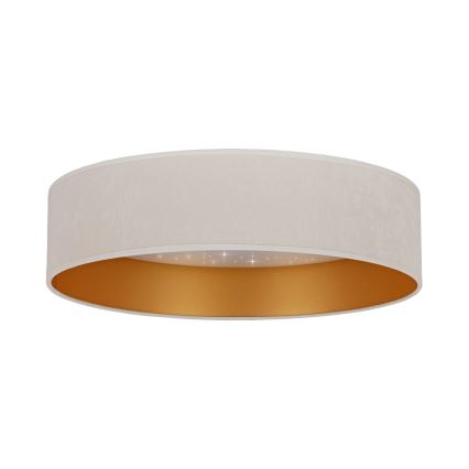 Brilagi - LED-Deckenleuchte VELVET STAR LED/24W/230V d. 40 cm 3000K/4000K/6400K cremefarben/gold