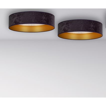 Brilagi - LED-Deckenleuchte VELVET STAR LED/24W/230V d. 40 cm 3000K/4000K/6400K grau/gold