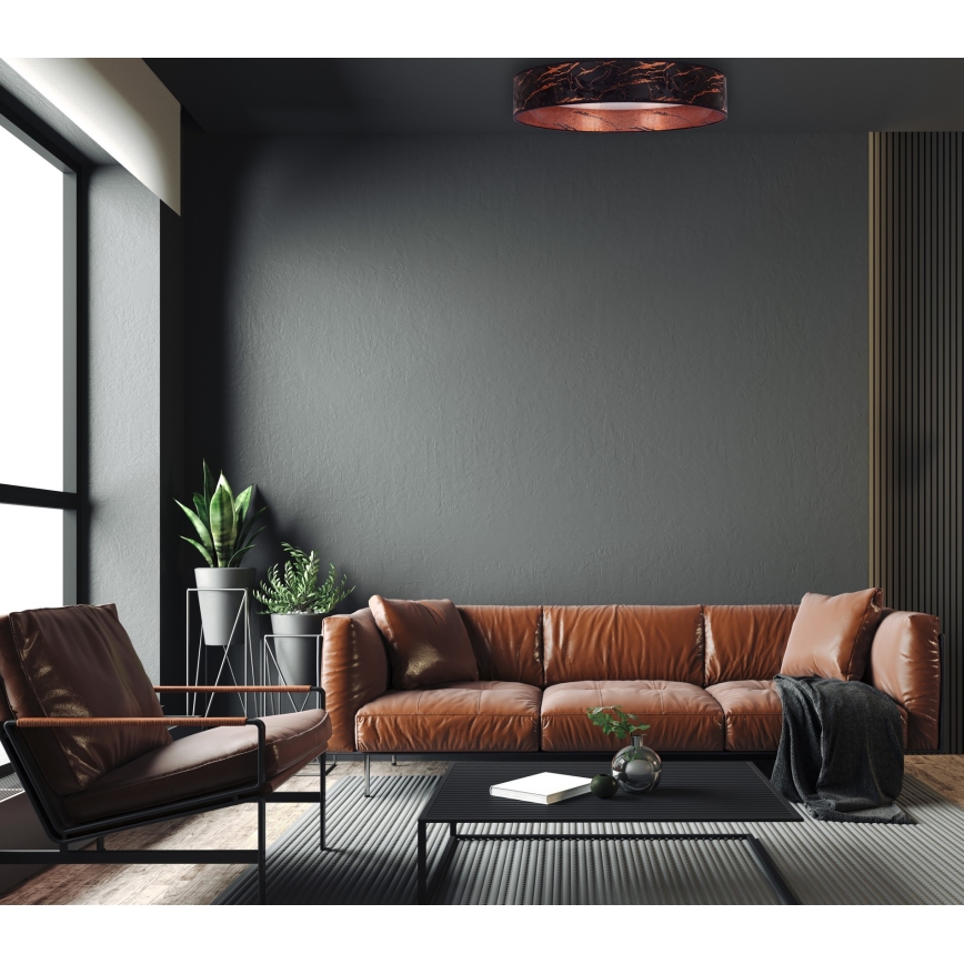 Brilagi - LED-Deckenleuchte VELVET STAR LED/36W/230V 55 cm T. 3000K/4000K/6400K schwarz/kupfer
