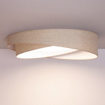BRILAGI - LED-Deckenleuchte VELVET TWIST LED/24W/230V 4000K Ø 55 cm beige