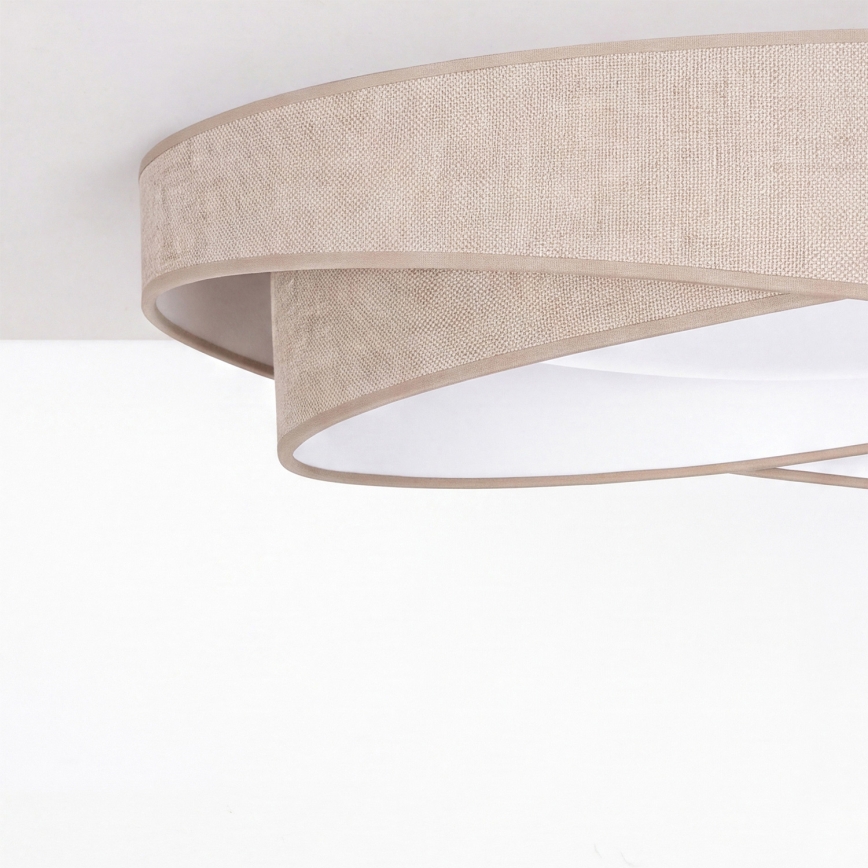 BRILAGI - LED-Deckenleuchte VELVET TWIST LED/24W/230V 4000K Ø 55 cm beige