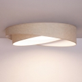 BRILAGI - LED Deckenleuchte VELVET TWIST LED/24W/230V 4000K Ø 55 cm beige