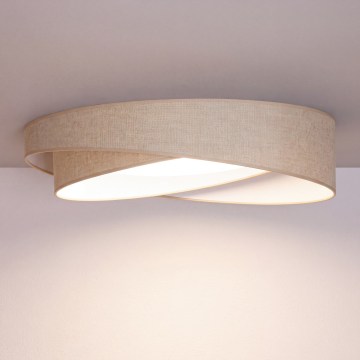 BRILAGI - LED Deckenleuchte VELVET TWIST LED/24W/230V 4000K Ø 55 cm beige