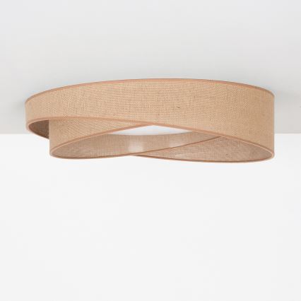 BRILAGI - LED-Deckenleuchte VELVET TWIST LED/24W/230V 4000K Ø 55 cm beige