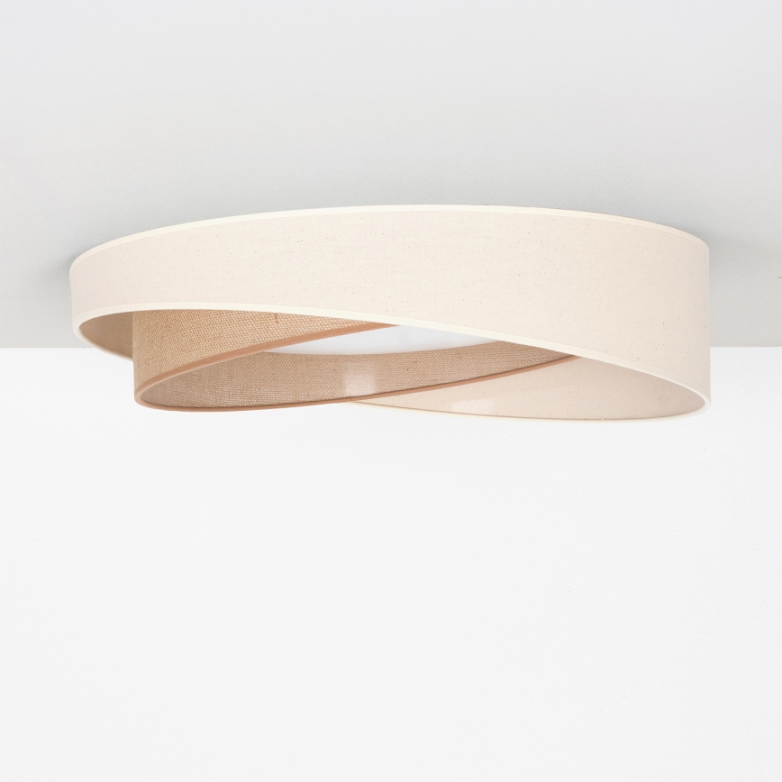 BRILAGI - LED Deckenleuchte VELVET TWIST LED/24W/230V 4000K Ø 55 cm creme/beige