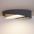 BRILAGI - LED Deckenleuchte VELVET TWIST LED/24W/230V 4000K Ø 55 cm grau/creme