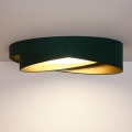 BRILAGI - LED-Deckenleuchte VELVET TWIST LED/24W/230V 4000K Ø 55 cm grün/gold