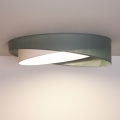 BRILAGI - LED-Deckenleuchte VELVET TWIST LED/24W/230V 4000K Ø 55 cm grün/weiß