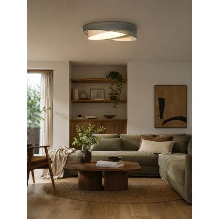 BRILAGI - LED-Deckenleuchte VELVET TWIST LED/24W/230V 4000K Ø 55 cm grün/weiß