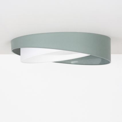 BRILAGI - LED Deckenleuchte VELVET TWIST LED/24W/230V 4000K Ø 55 cm grün/weiß