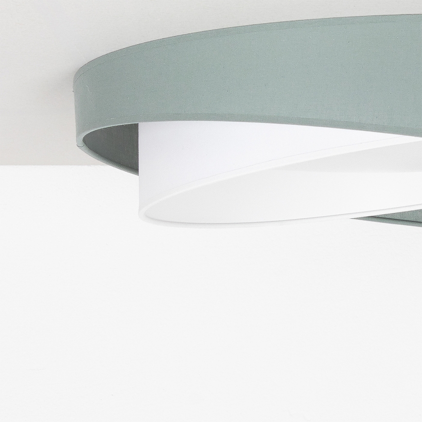 BRILAGI - LED Deckenleuchte VELVET TWIST LED/24W/230V 4000K Ø 55 cm grün/weiß