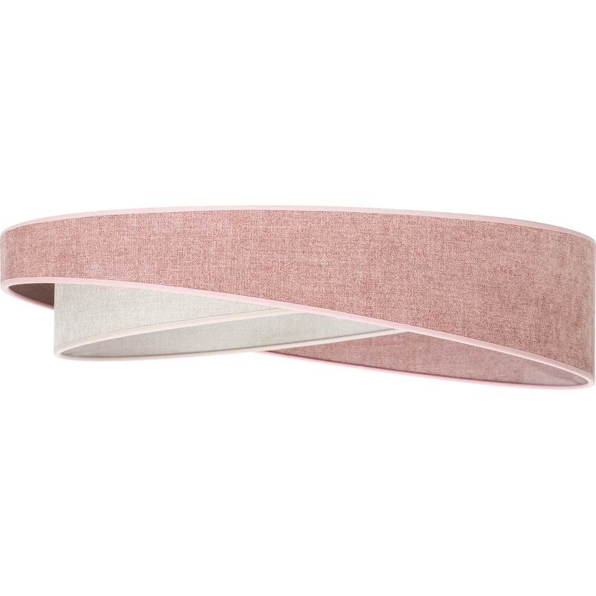 BRILAGI - LED-Deckenleuchte VELVET TWIST LED/24W/230V 4000K Ø 55 cm rosa/creme