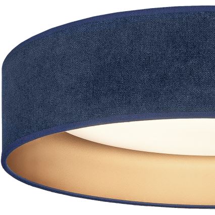 Brilagi - LED-Deckenleuchte VELVET VARI LED/24W/230V 3000/4000/6500K Ø 45 cm blau/gold