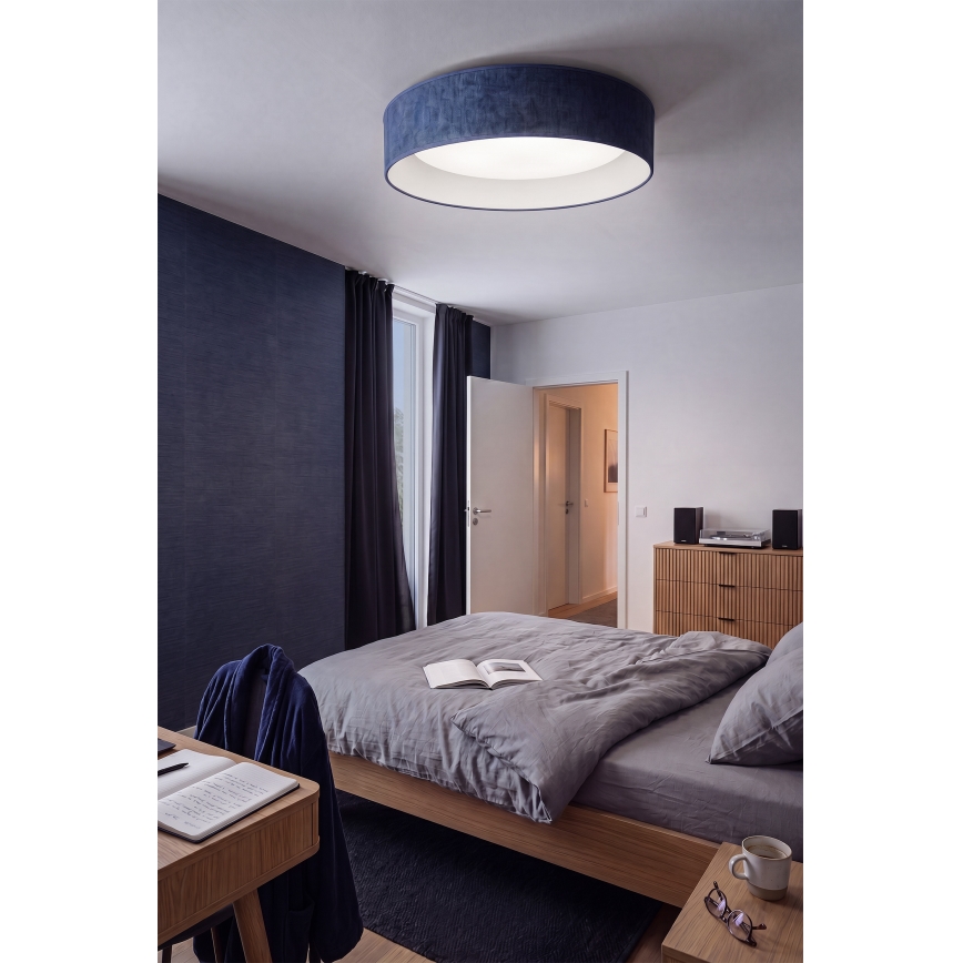 Brilagi - LED-Deckenleuchte VELVET VARI LED/24W/230V 3000/4000/6500K Ø 45 cm blau