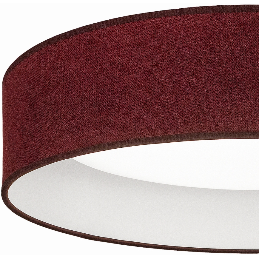 Brilagi - LED-Deckenleuchte VELVET VARI LED, 24 W, 230 V, 3000/4000/6500 K, Ø 45 cm, weinrot