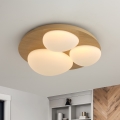 BRILAGI - LED-Deckenleuchte VISBY WOOD LED/36W/230V, Ø 50 cm, braun