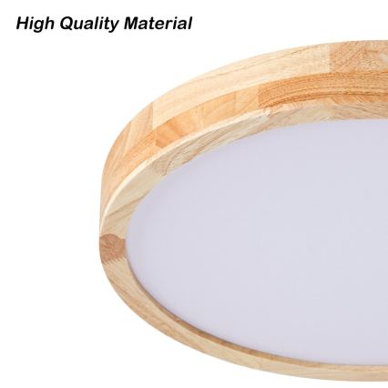 Brilagi - LED-Deckenleuchte WOODLINE LED/24W/230V 3000/4000/6000K Eiche Ø 30 cm
