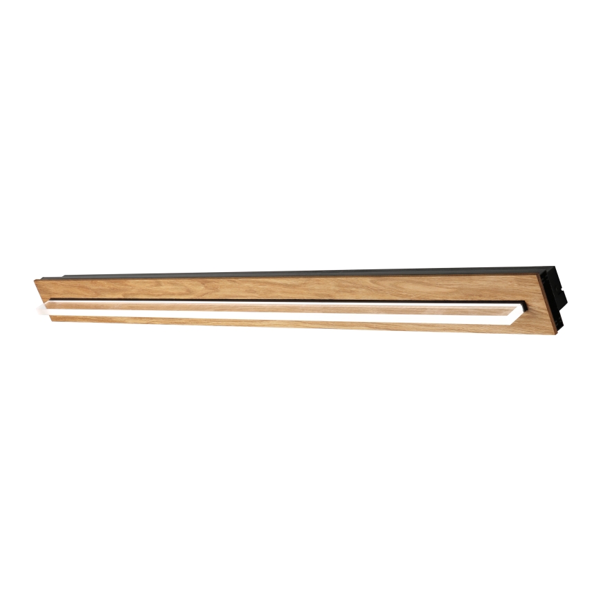 Brilagi - LED-Deckenleuchte WOODY FLAT LED/25W/230V 118 cm Eiche/Schwarz