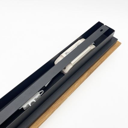 Brilagi - LED-Deckenleuchte WOODY FLAT LED/25W/230V 118 cm Eiche/Schwarz