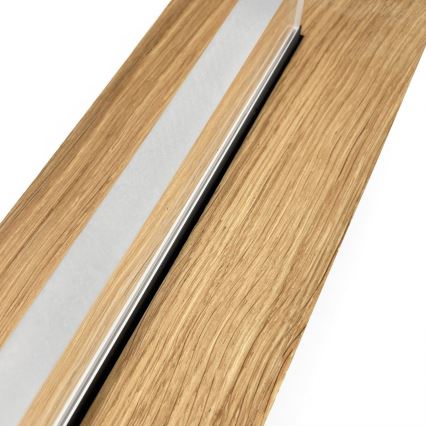 Brilagi - LED-Deckenleuchte WOODY FLAT LED/25W/230V Eiche/Schwarz