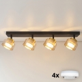 Brilagi - LED Deckenspot AURA LUX 4xGX53/30W/230V schwarz/gold