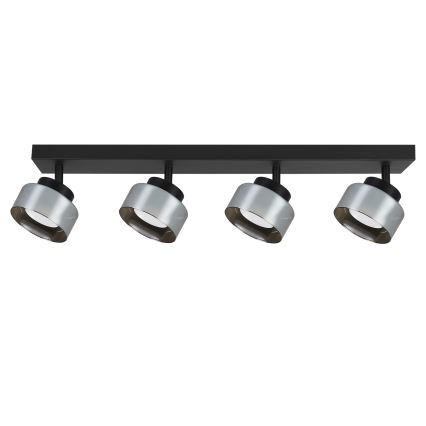 Brilagi - LED Deckenspot AURA LUX 4xGX53/30W/230V schwarz/rauchglas