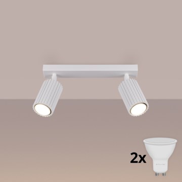 Brilagi - LED-Deckenspot CRESTO 2xGU10/10W/230V weiß