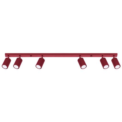 Brilagi - LED-Deckenspot CRESTO 6xGU10/10W/230V burgunderrot