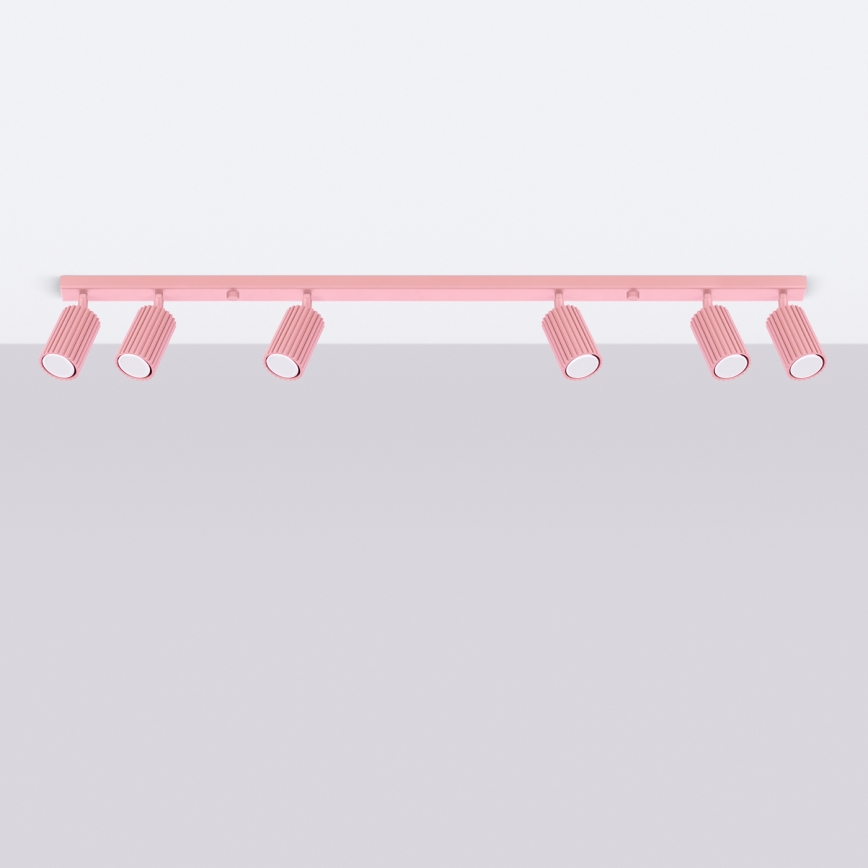 Brilagi - LED-Deckenspot CRESTO 6xGU10/10W/230V rosa