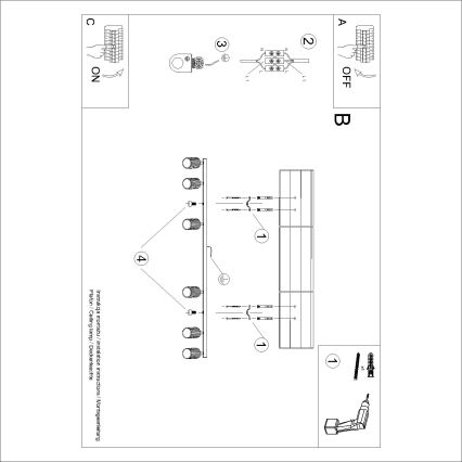 Brilagi - LED-Deckenspot CRESTO 6xGU10/10W/230V rosa