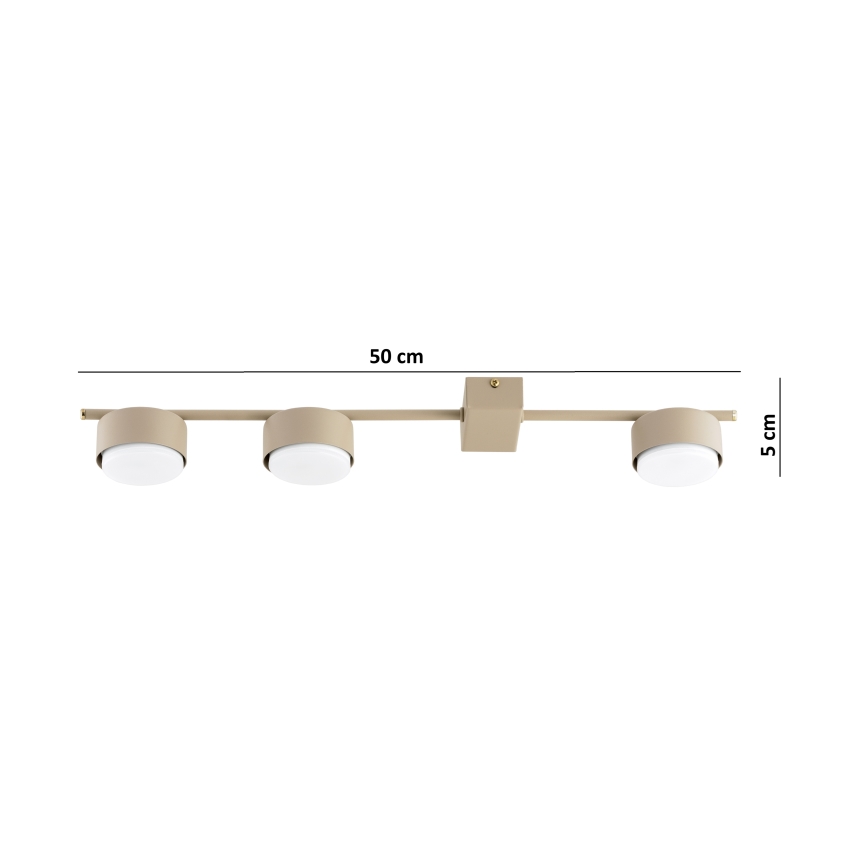 Brilagi - LED-Deckenspot MONO 3xGX53/30W/230V beige