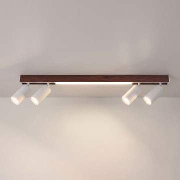 BRILAGI - LED-Deckenspot SELE 4xGU10/30W/230V + LED/20W weiß/Kirschdekor