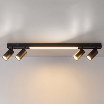 Brilagi - LED-Deckenspot SELE 4xGU10/30W/230V + LED/25W schwarz