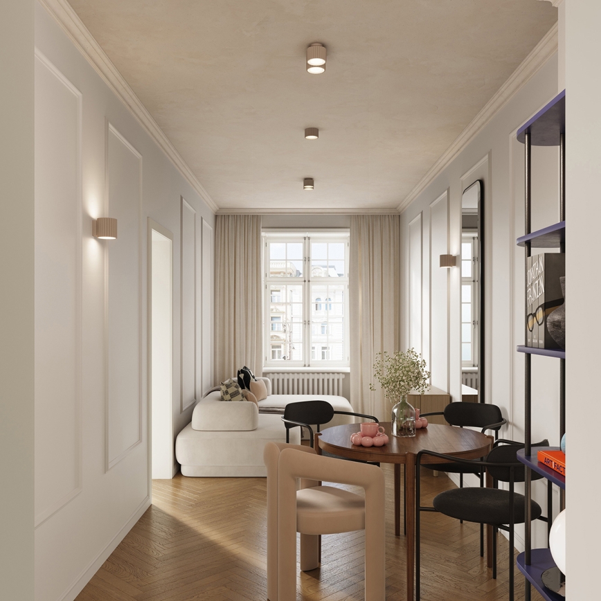 Brilagi - LED-Deckenspot SFERA 1xGX53/30W/230V Ø 10 cm taupe